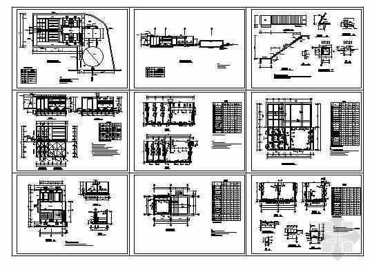 净水水厂设计施工图资料下载-某水厂净水构筑物施工图