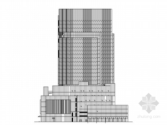 8米开间资料下载-[浙江]某二十六层星级酒店建筑扩初图（108.6米）