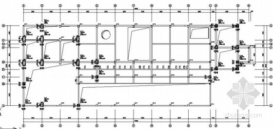 商铺教区钢混结构施工资料下载-钢混组合厂房结构施工图