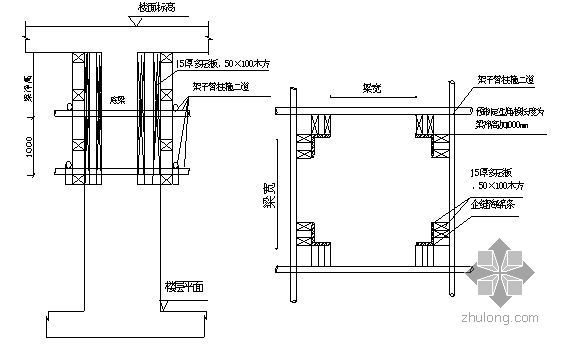 覆膜地毯施工方案资料下载-北京某静水艇库模板施工方案（覆膜多层板）