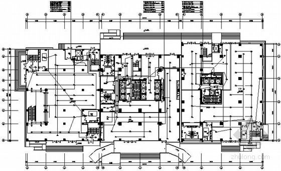 超高层商场建筑施工图全套资料下载-商业广场两栋超高层建筑电气消防施工图纸69张