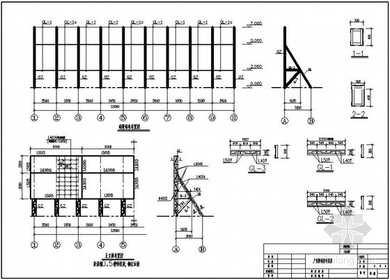 某鋼結構廣告牌結構設計圖-鋼結構施工圖-築龍結構設計論壇