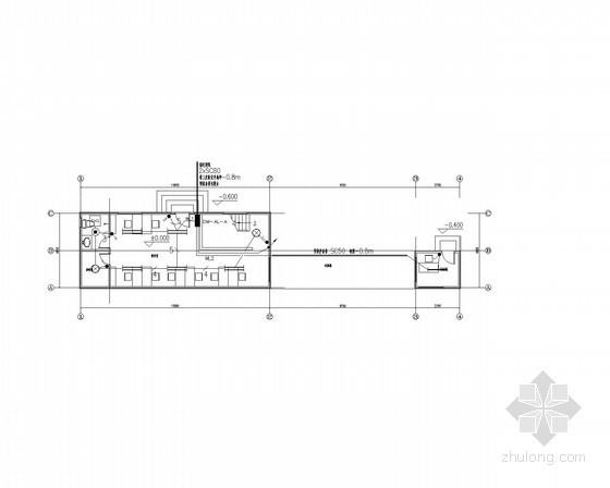 砖混结构值班室施工图纸资料下载-[湖南]高档社区值班室电气施工图（最新）