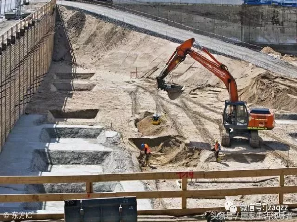 深基坑人工开挖资料下载-市政工程施工中，较深基坑开挖施工方案