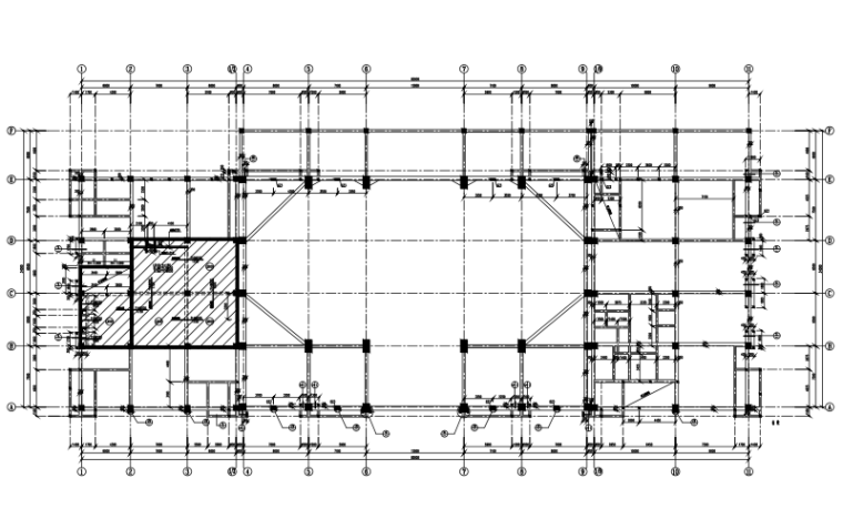 农村招呼站大样图资料下载-铁路关岭站钢框架站房结构施工图（CAD、15张）