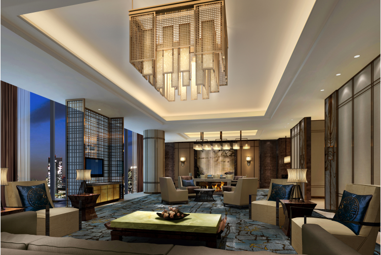 酒店宴会厅ccd设计资料下载-CCD株洲大汉希尔顿大酒店室内设计概念（JPG57页）