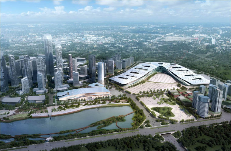 中国第一双子塔资料下载-中国西部国际博览城项目施工图