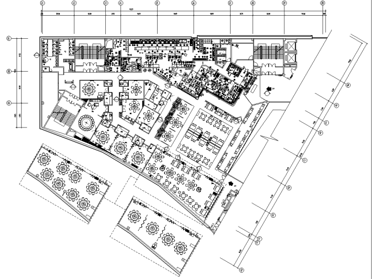 超市室内设计施工图资料下载-[广东]彩云餐厅室内设计施工图