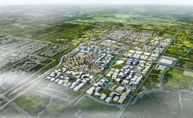 上海青浦区新城建设展示中心su资料下载-青浦区小镇规划设计