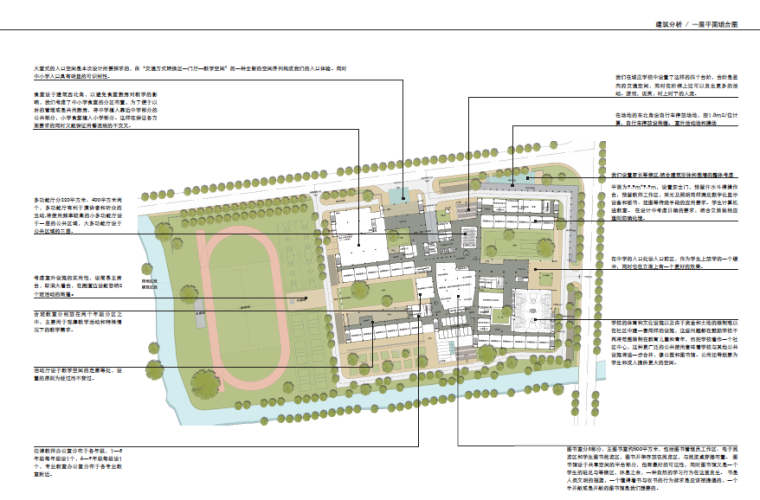 [浙江]城庄学校建筑设计方案文本-设计分析
