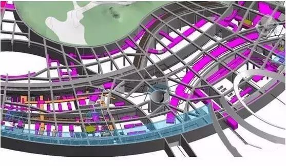 二维管线综合资料下载-BIM技术在设备管线方面的优化，看完就明白了！