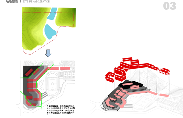 [广东]白花九年一贯制学校建筑设计方案文本-场地解读