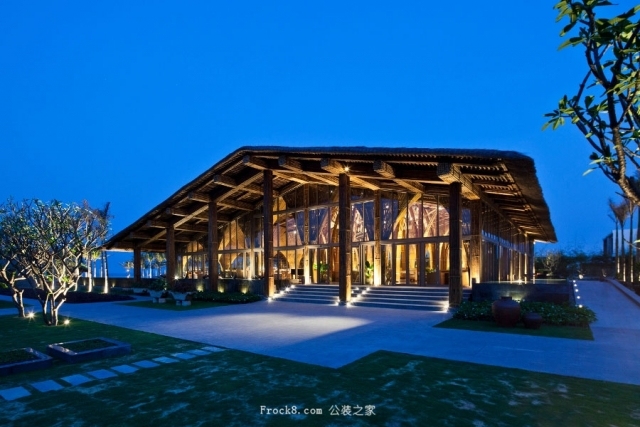 餐厅酒吧效果图资料下载-浪漫海边度假村餐厅设计效果图