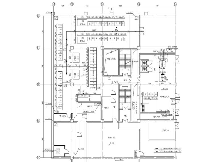 [北京]20万平米超高层综合体全套强弱电图纸（变电所、弱电机房）-公寓楼变配电室平面布置图.jpg