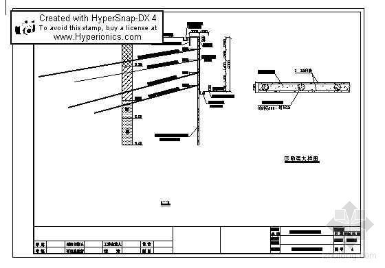 管线基坑支护设计资料下载-某基坑支护的设计详图