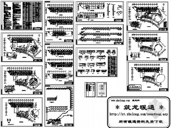 学术厅装修全套图纸资料下载-暖通施工全套图纸