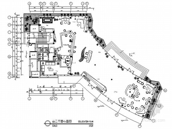 城市设计核心区cad资料下载-[惠州]CBD核心区高端城市综合体现代售楼处设计施工图（含水电图及效果图）