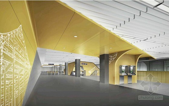 高铁车站概念规划方案设计资料下载-[北京]地铁车站装修方案设计汇报75页