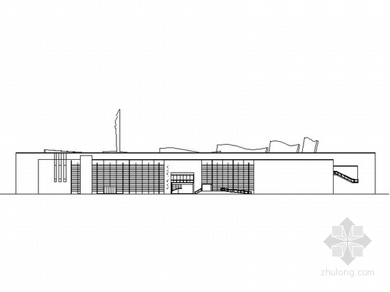 博物馆建筑资料下载-[辽宁]某二层博物馆建筑扩初图