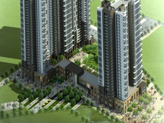 住宅项目投资估算表资料下载-[惠州]某商住楼建筑设计方案文本（含CAD、投资估算表）
