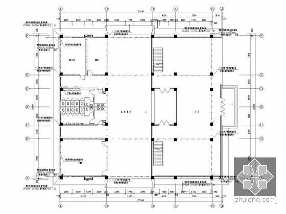 [西安]高级中学教学楼全套电气施工图纸-基础接地平面图