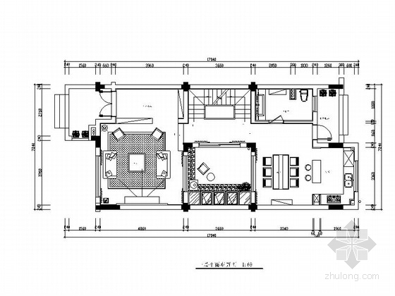 室内设计素材贴图资料下载-[浙江]现代风格三层别墅样板房室内设计施工图（含效果图）