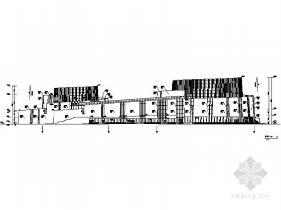 [辽宁]大型艺术中心建筑施工图（甲级设计院 图纸精细 值得参考）-大型艺术中心建筑剖面图