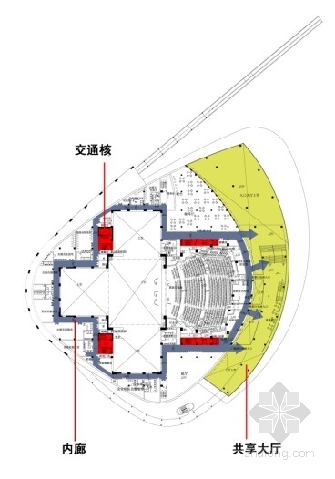 [山东]8层大型剧院建筑设计方案文本（含cad 精品方案 资料齐全）-剧院分析图