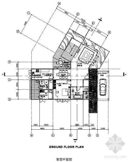 某二层现代别墅建筑方案（二）-2