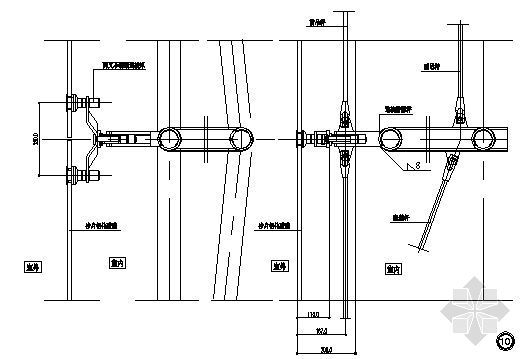 系杆拱吊杆张拉工艺资料下载-张拉吊杆节点详图