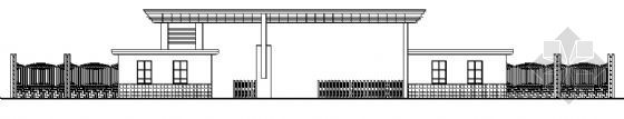 高职学校建筑方案资料下载-某学校大门建筑方案图