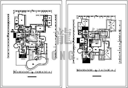 广场空调系统施工图资料下载-某别墅空调冷媒系统施工图