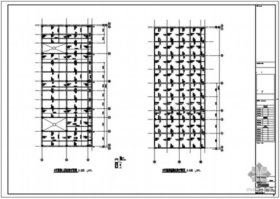 住宅裙楼设计资料下载-[温州]某框架裙楼结构设计图