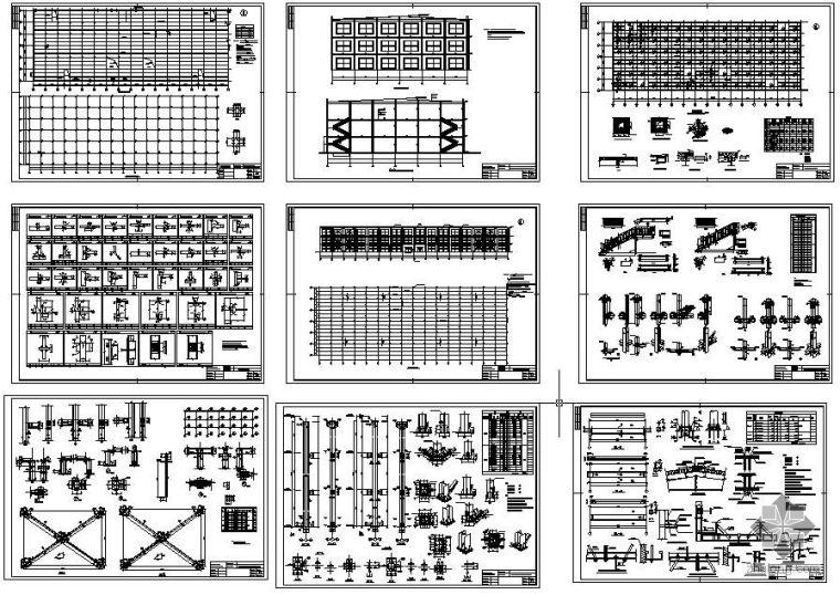 百货商场建筑图资料下载-[学士]某百货商场结构设计图