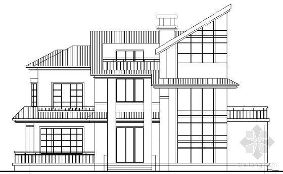 效果概念图资料下载-某二层别墅建筑概念图