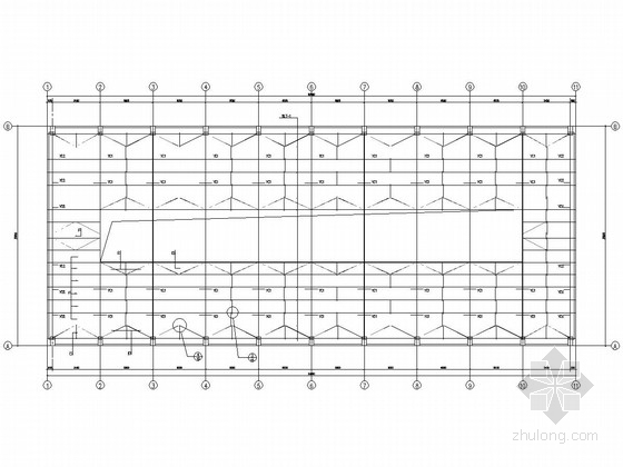 25M钢结构厂房资料下载-钢框架结构厂房设计施工图