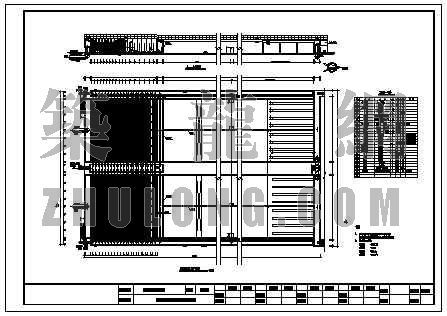 洗车槽及沉淀池cad图纸资料下载-15万吨水厂沉淀池工艺图纸