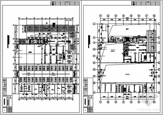 自行车展厅设计平面图资料下载-佛山某汽车展厅空调设计平面图