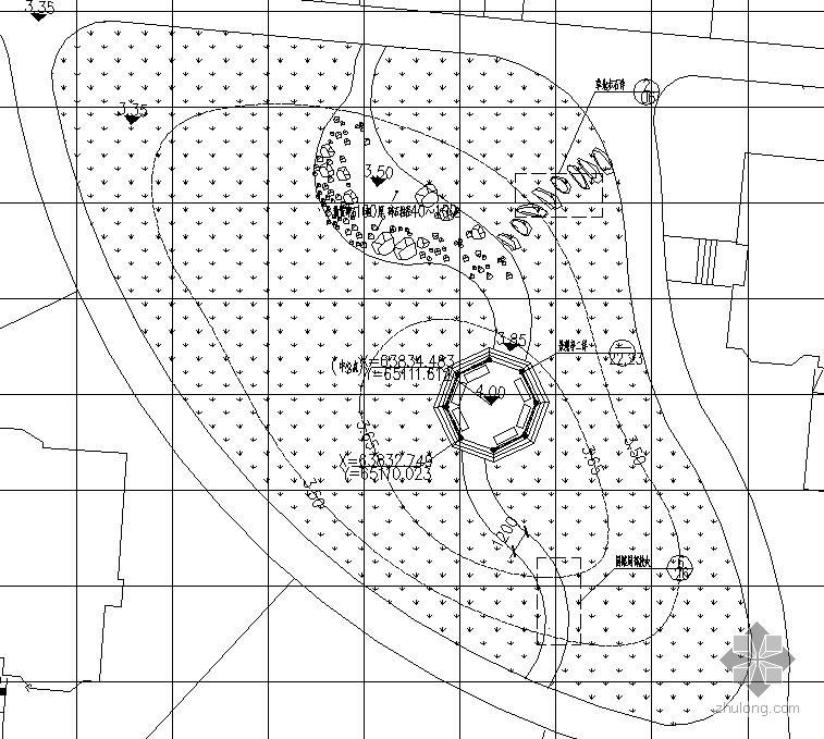 小绿地设计CAD图资料下载-某组团绿地景观设计施工图