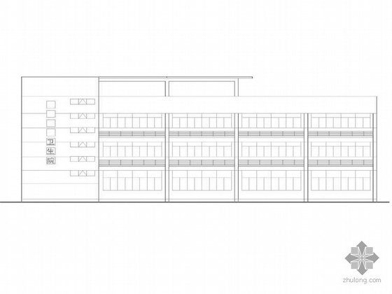 建筑施工图院办设计资料下载-[温州]某卫生院建筑施工图