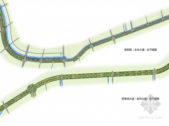 滨海旅游设计案例资料下载-[唐山]生态国际旅游滨海大道景观设计方案