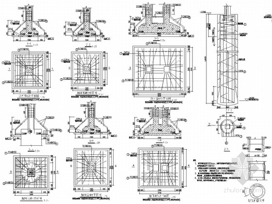 训练馆建筑图资料下载-[长沙]两层框架结构中学训练馆结构施工图