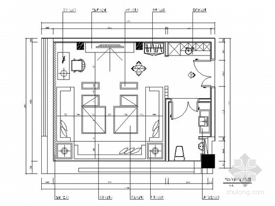 [北京]豪华国际高档KTV包厢室内设计施工图