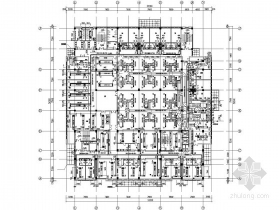 [河北]市政工程倒班楼暖通全套设计施工图纸(节点图多)