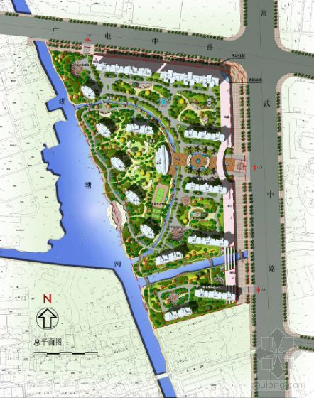 北方住宅小区规划设计方案资料下载-高档住宅小区景观规划设计方案