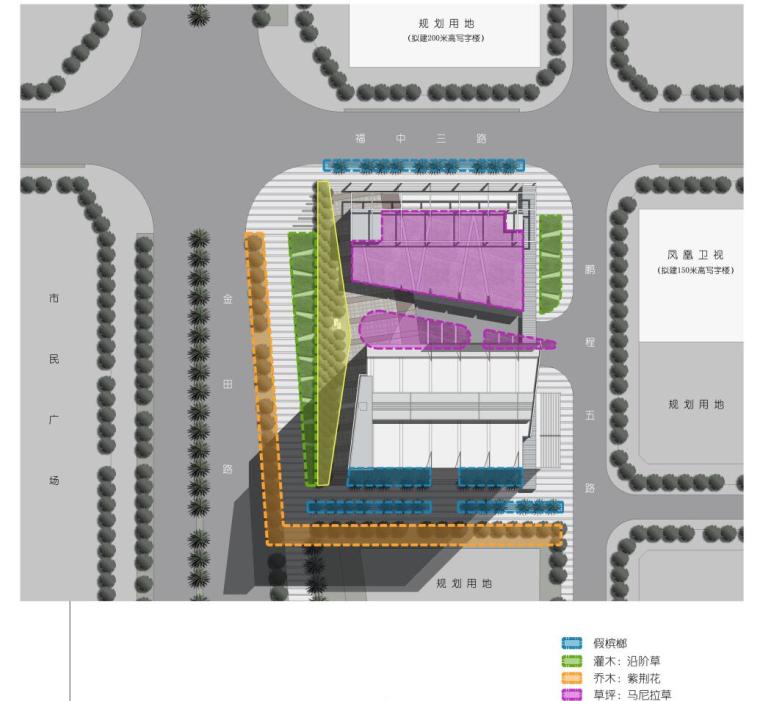 [北京 ]安联大厦建筑方案文本居住区建筑方案文本（JPG+34页）-绿化景观分析