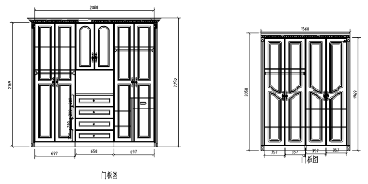 最全柜体柜门CAD图块-QQ截图20180607120855