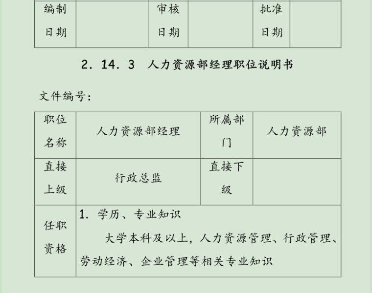 房地产企业介绍资料下载-房地产企业管理制度手册-部分3