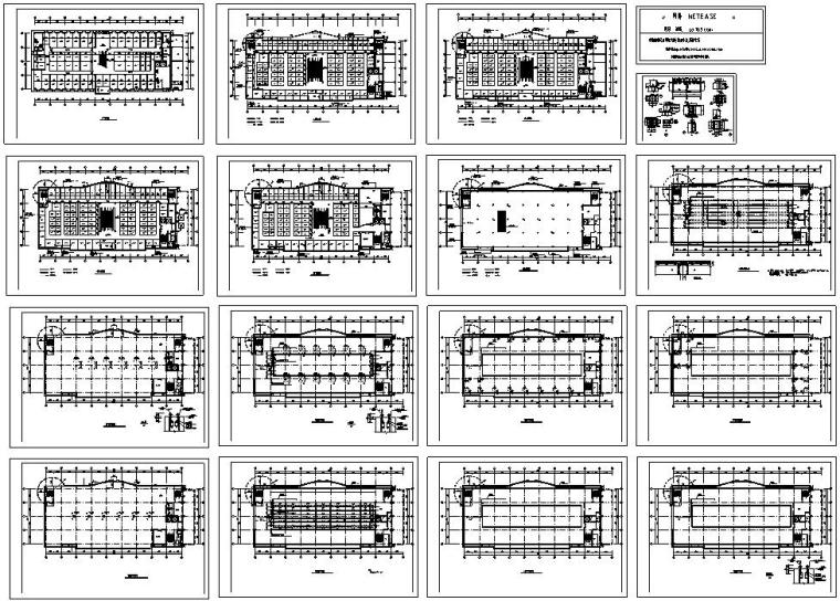 银泰服饰城建筑设计方案施工图CAD-8