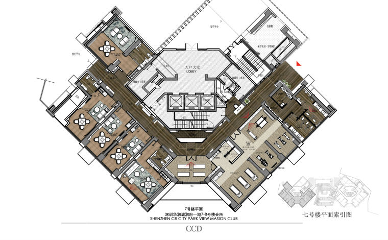 华润购物中心施工图资料下载-CCD新作-华润城润府一期某会所设计施工图